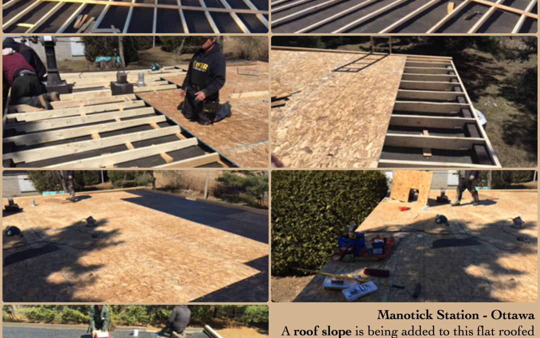 Adding a Roof Slope to a Flat Roof Home