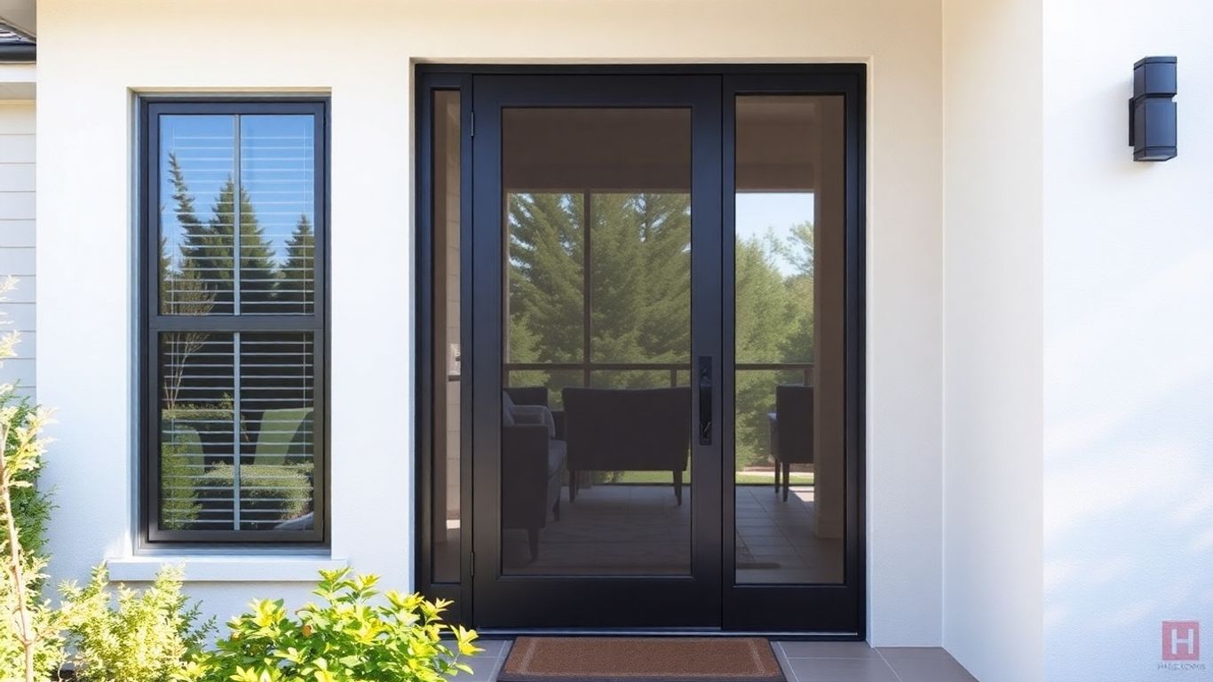 Modern Screen Door of a house